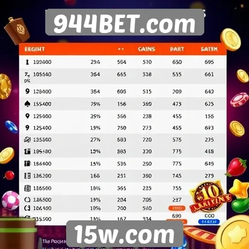 Estatísticas de jogos mais populares no 944BET